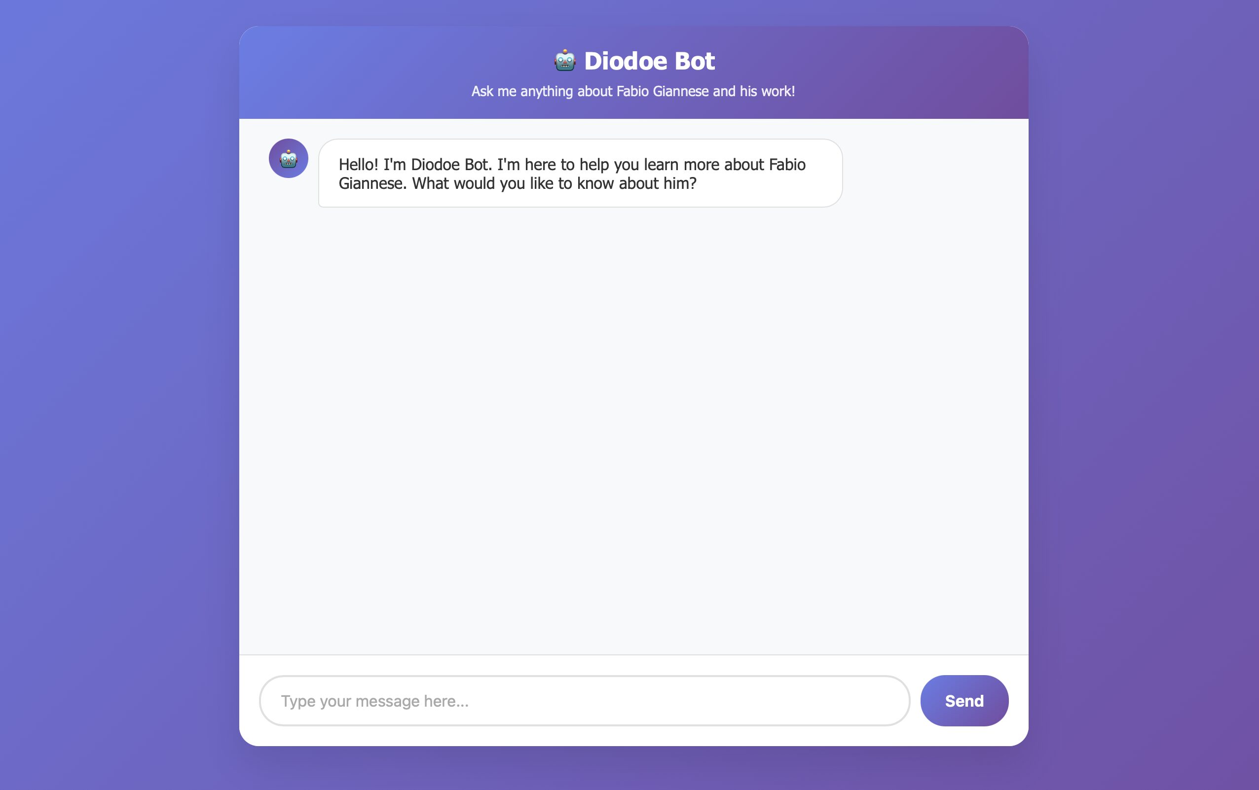 Personal Chatbot